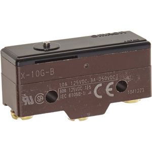 Công tắc hành trình OMRON X-10G-B Pin plunger; SPDT; 10A at 125VDC; 5N; 49.2mm; 24.2mm; 17.45mm