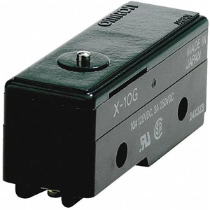 Công tắc hành trình OMRON X-10G Pin plunger; SPDT; 10A at 125VDC; 5N; 49.2mm; 24.2mm; 17.45mm