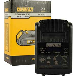 Pin 18V Xr li-ion DEWALT DCB181