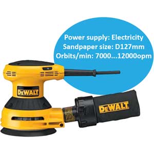 Máy đánh bóng quỹ đạo ngẫu nhiên DEWALT D26453K