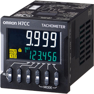Bộ đếm tốc độ OMRON H7CC-R11WD 100-240VAC, 48x48mm, 6 số