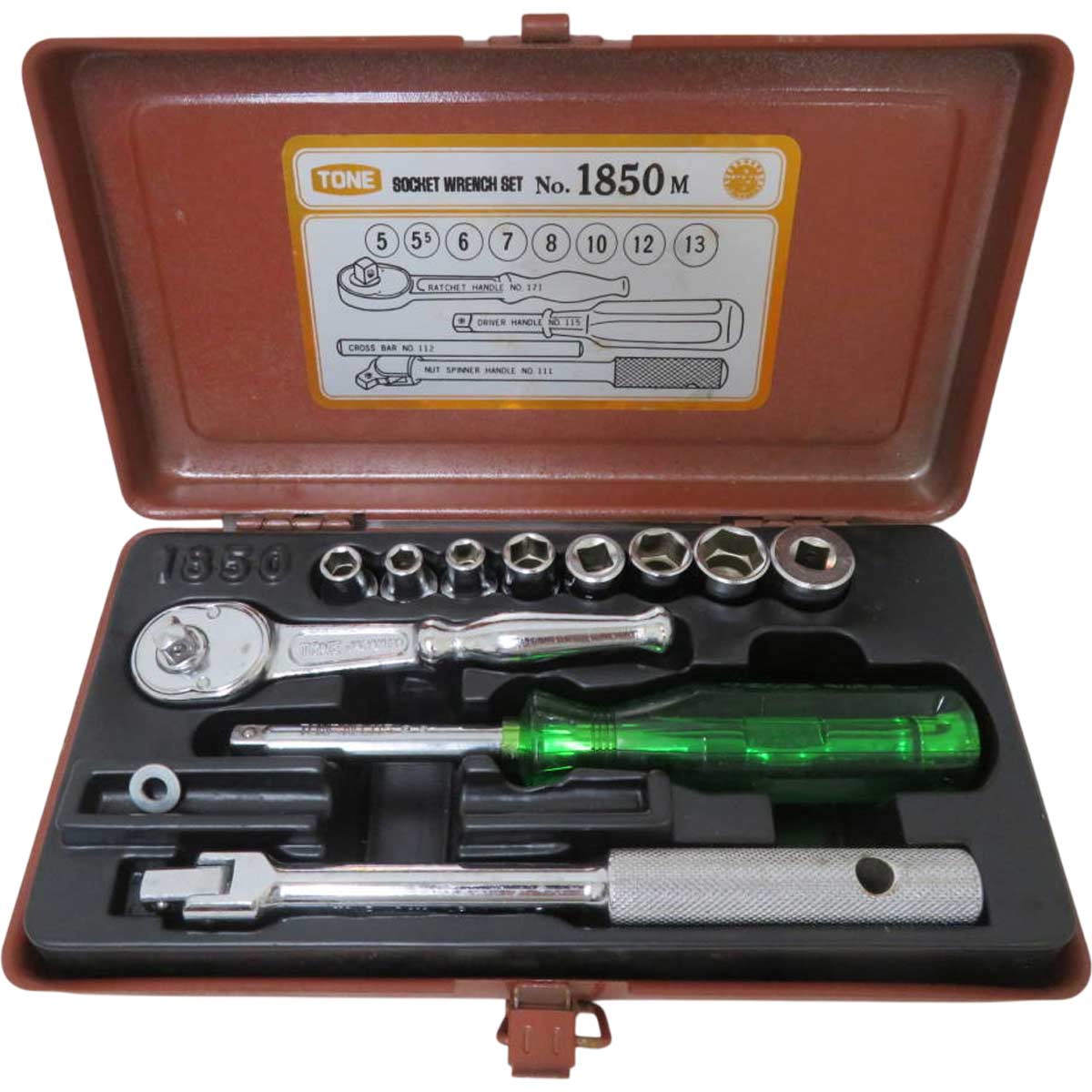 Bộ đầu khẩu và tay vặn màu ghi xám TONE 1850M