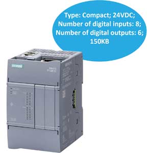 6ES7212-1AG50-0XB0 Siemens PLC loại nhỏ gọn 24VDC