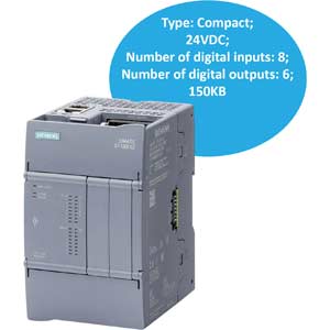 6ES7212-1HG50-0XB0 Siemens PLC loại nhỏ gọn 24VDC