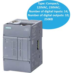 6ES7214-1BH50-0XB0 Siemens PLC loại nhỏ gọn 110/220VAC