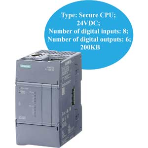 6ES7212-1AF50-0XB0 Siemens Khối CPU lập trình loại an toàn