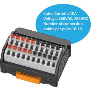 Cầu đấu loại chân chung dạng đẩy AUTONICS ACL-20T