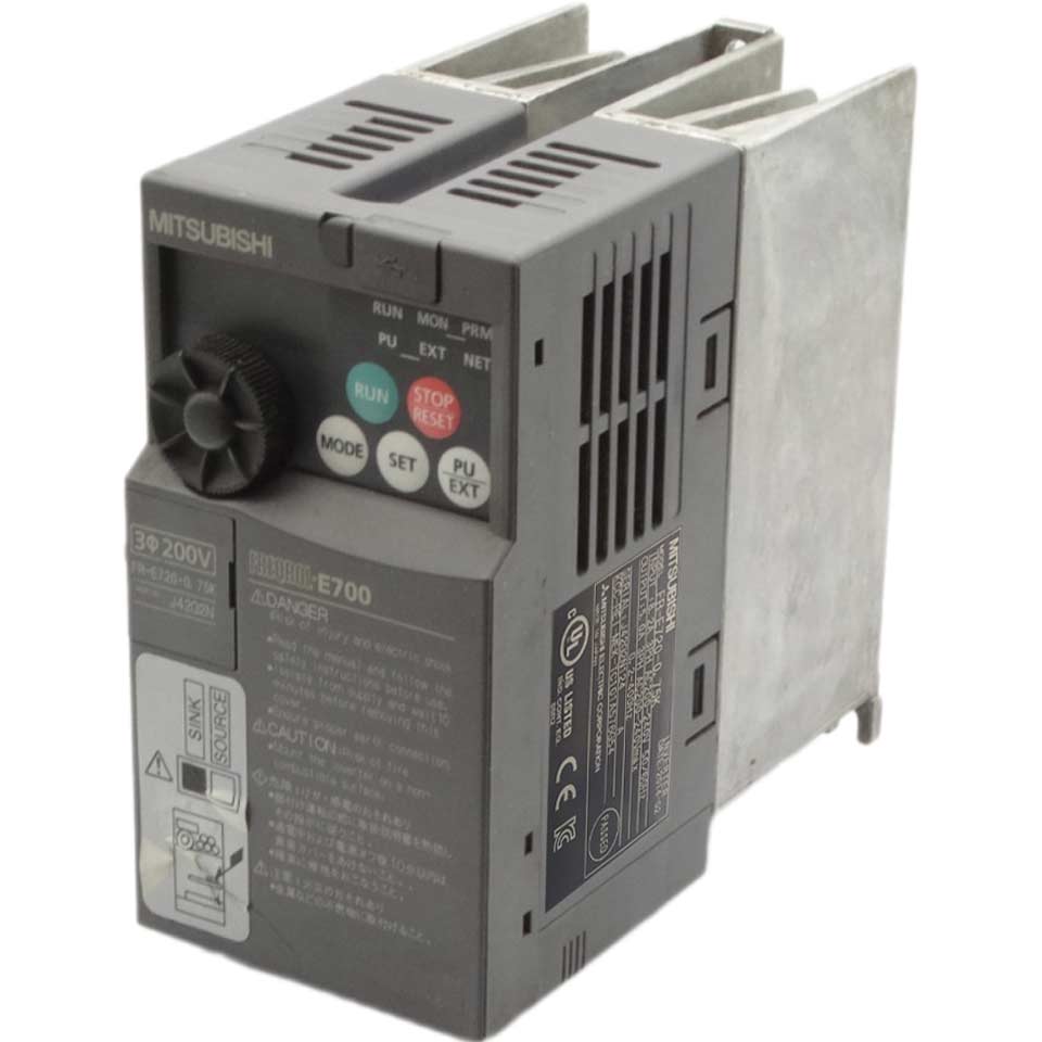 FR-E720-0.75K - Biến tần MITSUBISHI 3 pha 220VAC 0.75kW -Nhỏ gọn