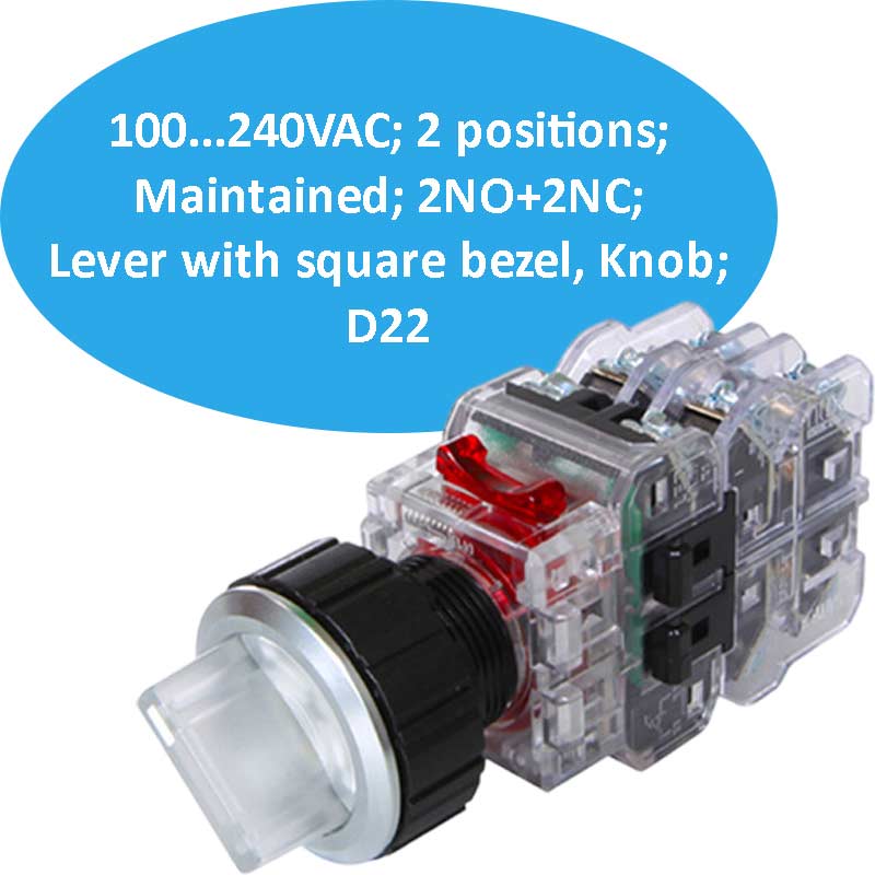 Công tắc xoay HANYOUNG MRT-R2A2A0W