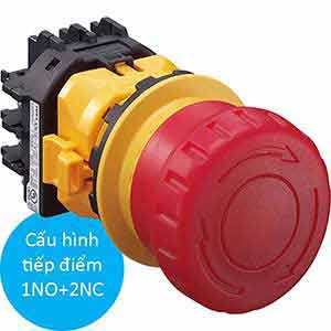 Nút dừng khẩn cấp D30  IDEC XN1E-LV412Q4MFR