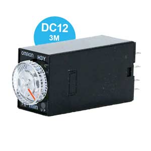 Bộ định thời On-delay OMRON H3Y-2-B DC12 3M 8 chân dẹt