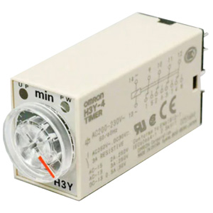 Đồng hồ timer H3Y-4 AC200-230 10M OMI Omron ON-delay; 0.1-3m