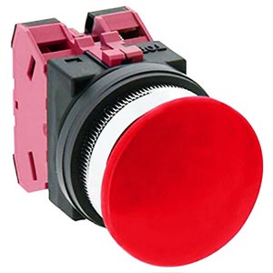 Nút nhấn giữ không đèn IDEC AON302R D30 2NC (Đỏ)