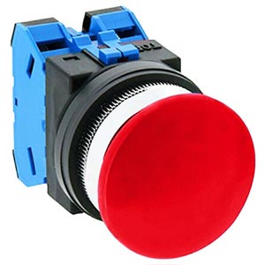 Nút nhấn giữ không đèn IDEC AON320R D30 2NO (Đỏ)