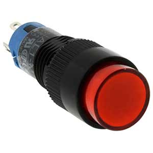 Nút nhấn nhả có đèn IDEC AL1M-M11R 2.0VDC D10 1NO+1NC (Đỏ)