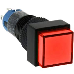 Nút nhấn nhả có đèn IDEC AL1Q-M11R 2.0VDC D10 1NO+1NC (Đỏ)