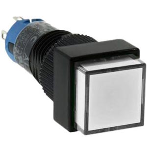 Nút nhấn nhả có đèn IDEC AL1Q-M11JW 2.7VDC D10 1NO+1NC (Trắng)