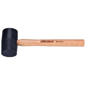 Búa nện cao su  CROSSMAN 68-933 Double-headed hammer; Chất liệu đầu búa: Rubber; Chất liệu mặt búa: Rubber; Round; Smooth