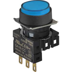 Nút nhấn giữ không đèn AUTONICS S16PR-E2BC D16 1NO+1NC (Xanh)