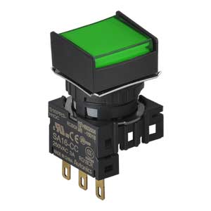 Nút nhấn giữ không đèn AUTONICS S16PRS-H2GC D16 1NO+1NC (Xanh)