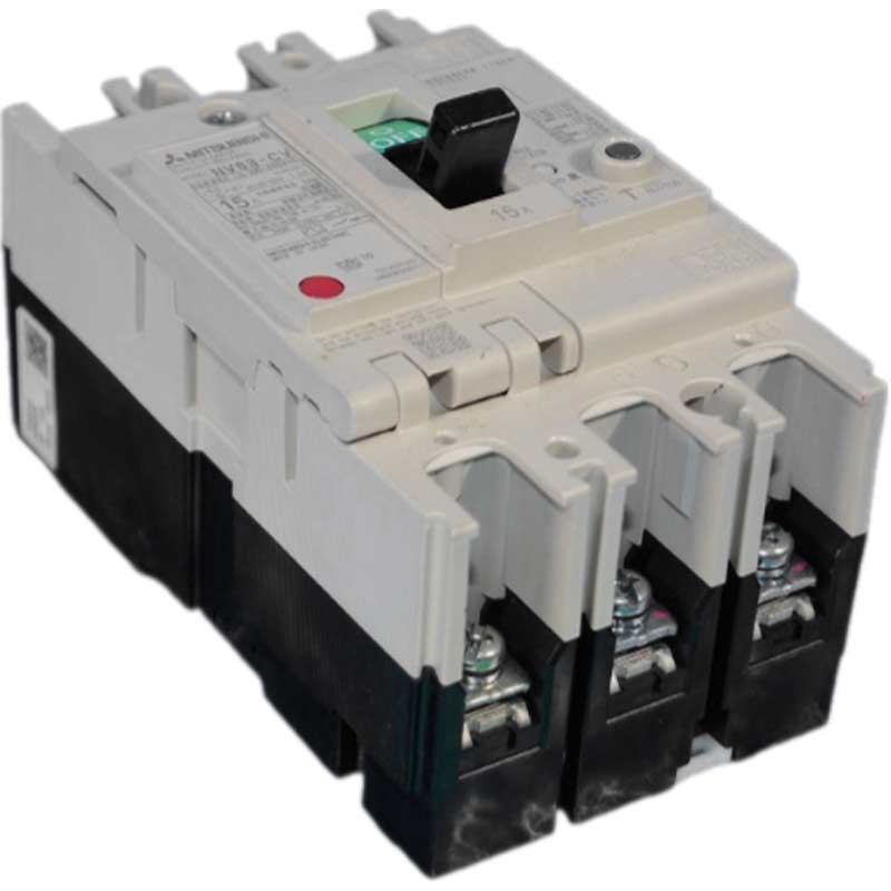 Aptomat khối chống giật 2 cực MITSUBISHI NV63-CV 2P 15A 7.5kA 30mA .