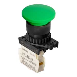 Nút nhấn nhả không đèn AUTONICS S2BR-P1GBM D22/25 1NC (Xanh)