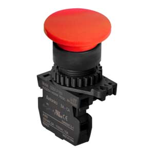 Nút nhấn nhả không đèn AUTONICS S2BR-P1RAM D22/25 1NO (Đỏ)
