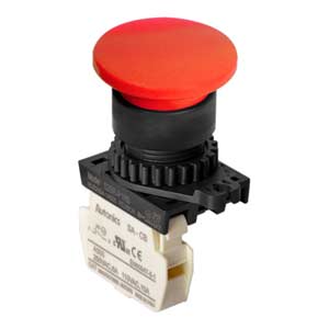 Nút nhấn nhả không đèn AUTONICS S2BR-P1RB D22/25 1NC (Đỏ)