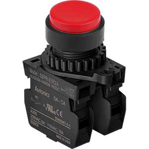 Nút nhấn nhả không đèn AUTONICS S2PR-E1R2AM D22 2NO (Đỏ)