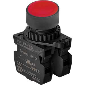Nút nhấn nhả không đèn AUTONICS S2PR-P1R2A D22 2NO (Đỏ)
