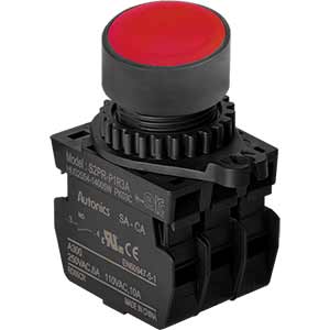 Nút nhấn nhả không đèn AUTONICS S2PR-P1R3A D22 3NO (Đỏ)