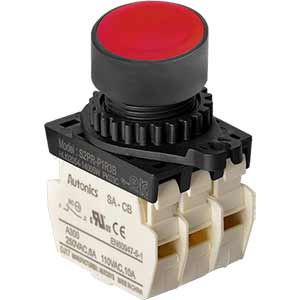 Nút nhấn nhả không đèn AUTONICS S2PR-P1R3B D22 3NC (Đỏ)