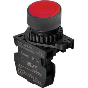 Nút nhấn nhả không đèn AUTONICS S2PR-P1RA D22 1NO (Đỏ)