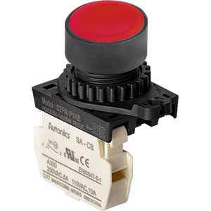 Nút nhấn nhả không đèn AUTONICS S2PR-P1RBM D22 1NC (Đỏ)