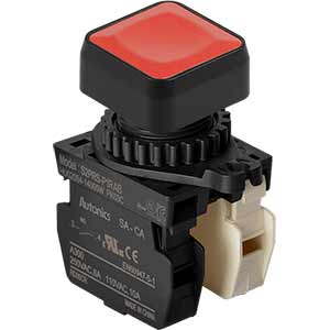 Nút nhấn nhả không đèn AUTONICS S2PRS-P1RAB D22 1NO+1NC (Đỏ)