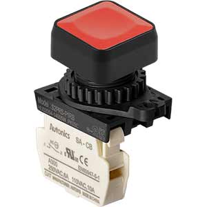 Nút nhấn nhả không đèn AUTONICS S2PRS-P1RB D22 1NC (Đỏ)