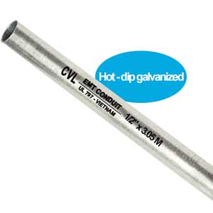 Ống thép luồn dây điện trơn CVL EMT12NN