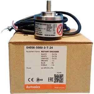 E40S6-5000-3-T-24 Encoder Autonics 6mm, 5000p/r, 12-24VDC