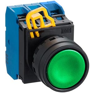 Nút nhấn nhả không đèn IDEC YW1B-M1E30G D22 3NO (Xanh)