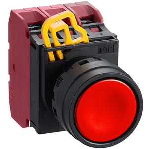 Nút nhấn nhả không đèn IDEC YW1B-M1E03R D22 3NC (Đỏ)