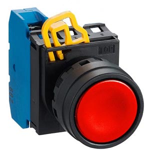 Nút nhấn giữ không đèn IDEC YW1B-A1E10R D22 1NO (Đỏ)