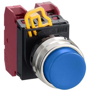 Nút nhấn nhả không đèn IDEC YW1B-M2E02S D22 2NC (Xanh)