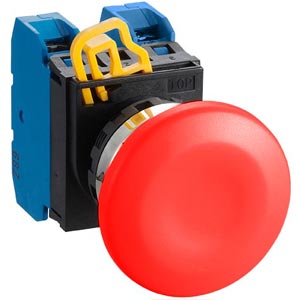 Nút nhấn giữ không đèn IDEC YW4B-A4E20R D22 2NO (Đỏ)
