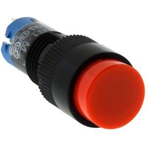 Nút nhấn giữ không đèn IDEC AB1M-A1R D10 1NO+1NC (Đỏ)