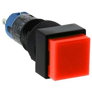 Nút nhấn nhả không đèn IDEC AB1Q-M1R D10 1NO+1NC (Đỏ)