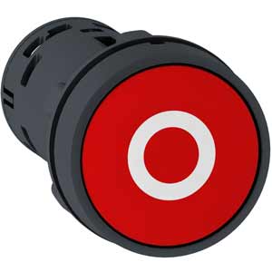 Nút nhấn nhả không đèn SCHNEIDER XB7NA4532 D22 1NO+1NC (Đỏ)