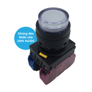 Nút nhấn nhả IDEC YW1L-M2E11Q0W D22 1NO+1NC (Trắng)