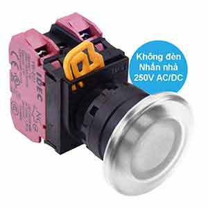 Nút nhấn nhả IDEC YW1L-M4E02Q0W D22 2NC (Trắng)