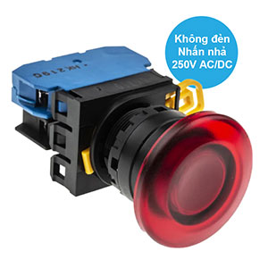 Nút nhấn nhả IDEC YW1L-M4E10Q0R D22 1NO (Đỏ)