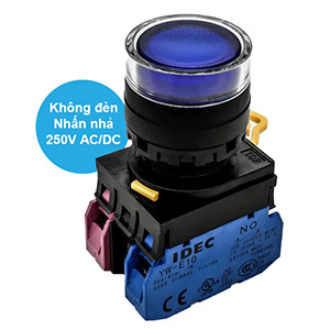 Nút nhấn nhả IDEC YW1L-MF2E11Q0S D22 1NO+1NC (Xanh)